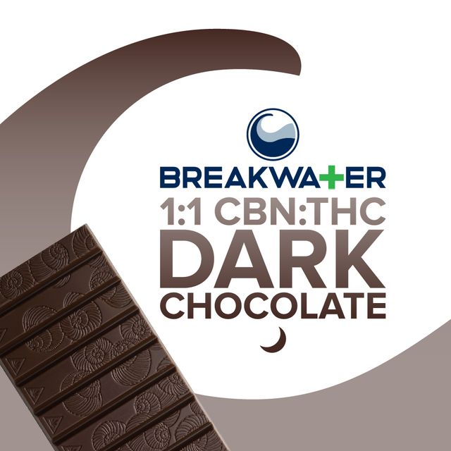 Dark Chocolate 1:1 CBN:THC Breakwater