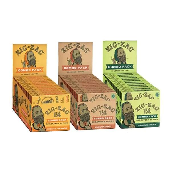 Unbleached Combo Pack Zig Zag