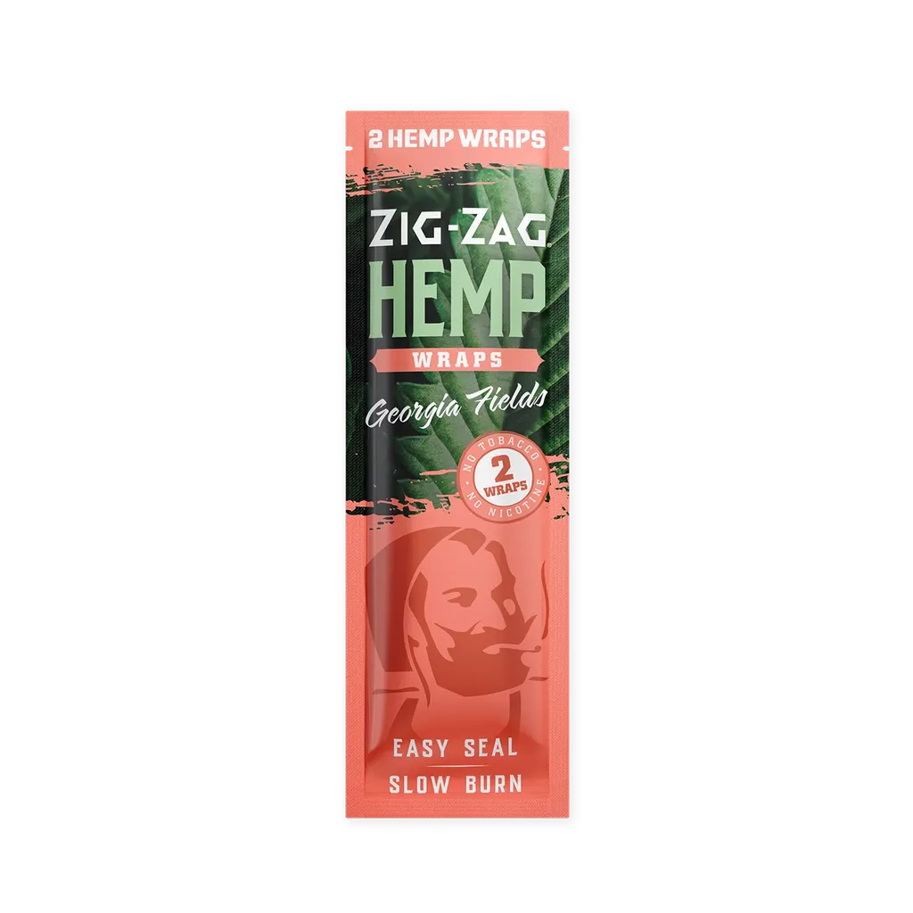 Zig Zag Papers Zig Zag Hemp Wraps Georgia Fields Each, 2 pk