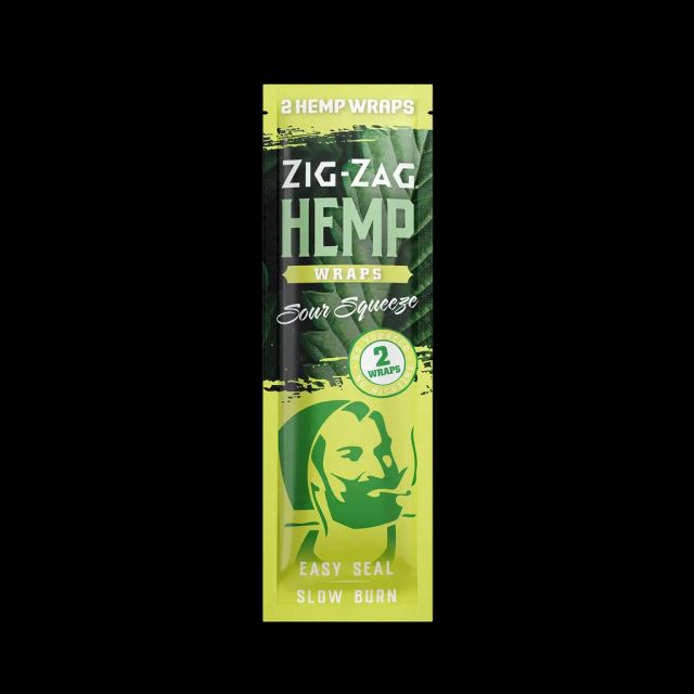 Zig Zag Hemp Wraps Sour Squeeze Zig Zag