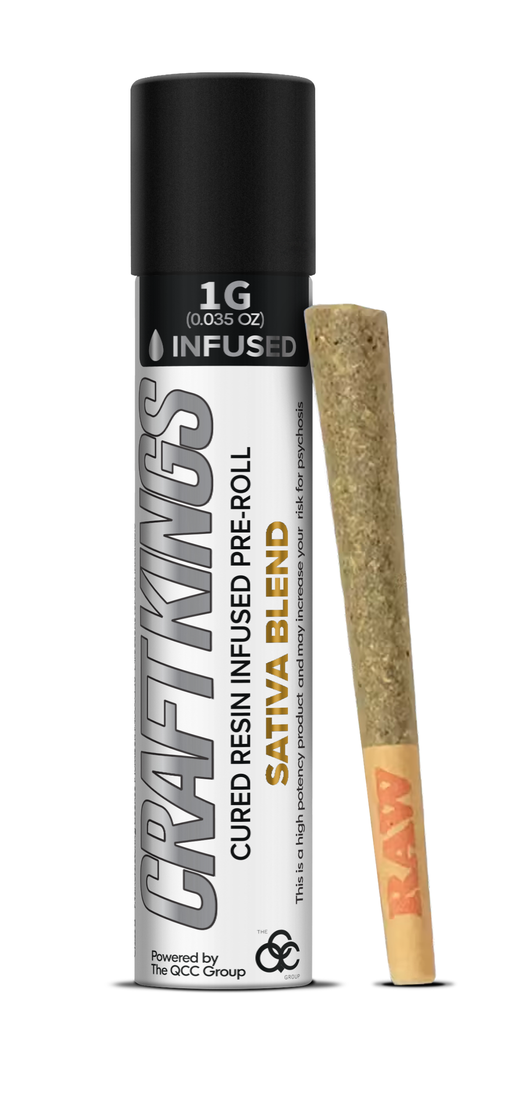 Craft Kings Sativa Blend Infused Prerolls 1g