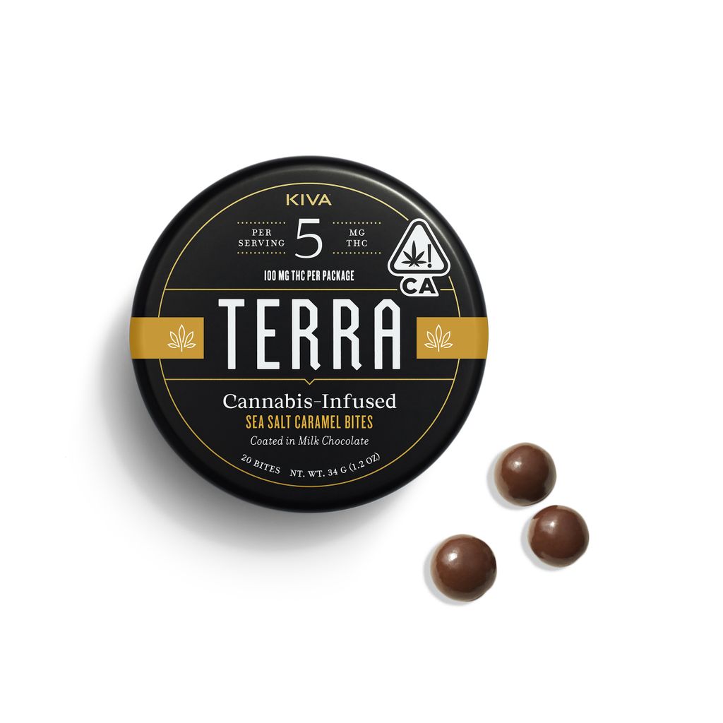 Kiva Confections — Terra Sea Salt Caramel Bites