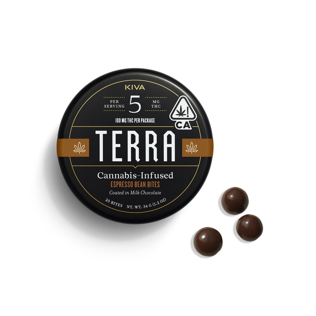 Kiva Confections — Terra Dark Espresso Bean Bites