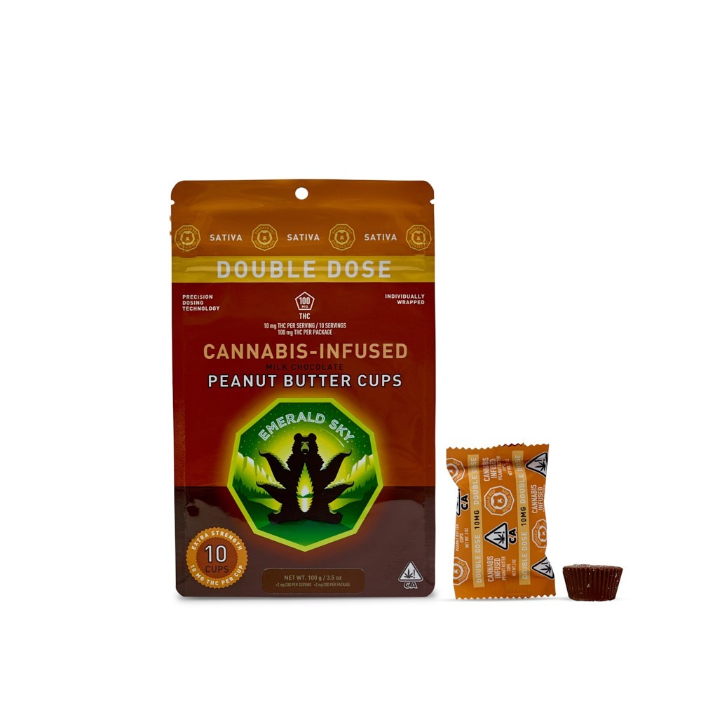 Emerald Sky — Sativa Milk Peanut Butter Cups - 10mg, 10 pk