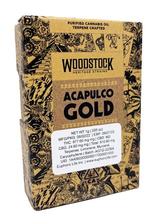 Acapulco Gold Diamonds Cart WOODSTOCK