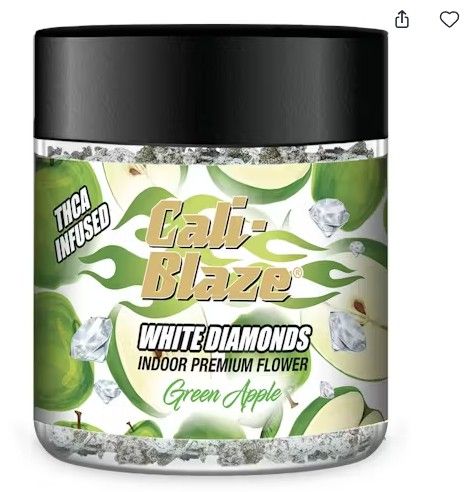 Green Apple White diamond Flower Cali Blaze Green Apple White diamond Flower Cali Blaze