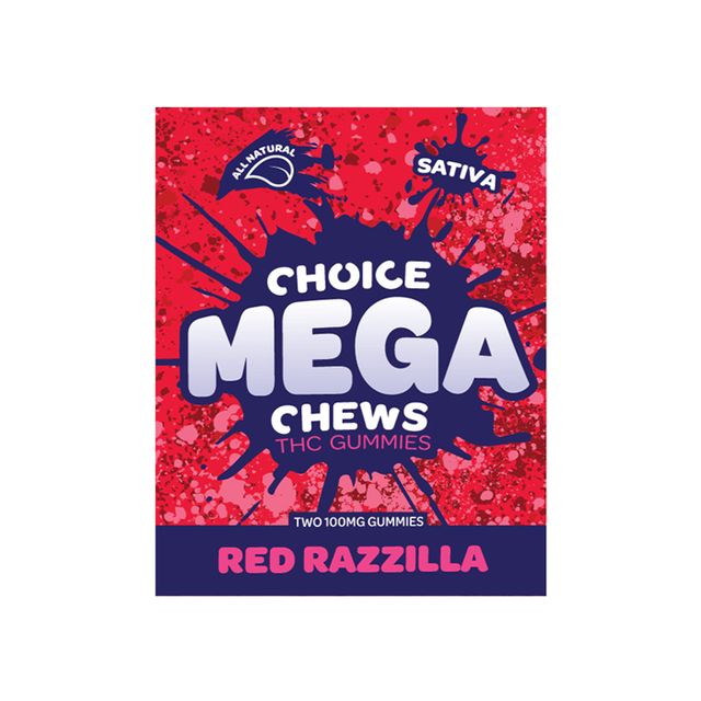 Mega Chews ~ Red Razzilla Choice Chews