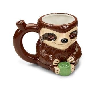 Stoned Sloth Pipe Mug Roast & Toast