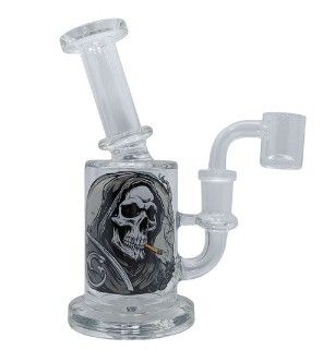 6" Grim Reaper Banger Hanger Water Pipe HS Wholesale