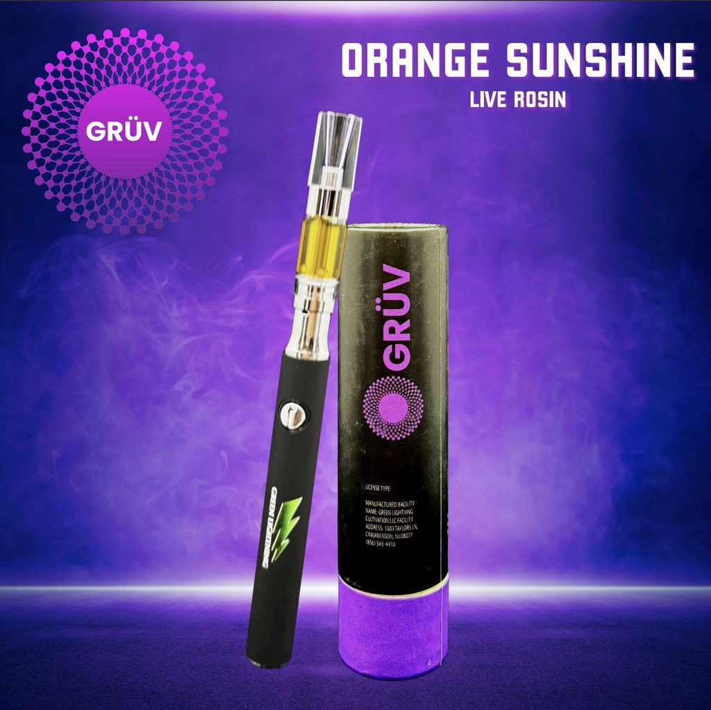 Buy Orange Sunshine Gruv 0.5g Live Rosin Pen Disposable online - Valley  Wellness Raritan | Raritan | New Jersey