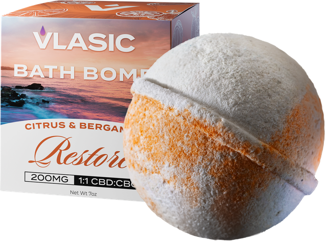 Citrus & Bergamot Bath Bomb Vlasic Labs