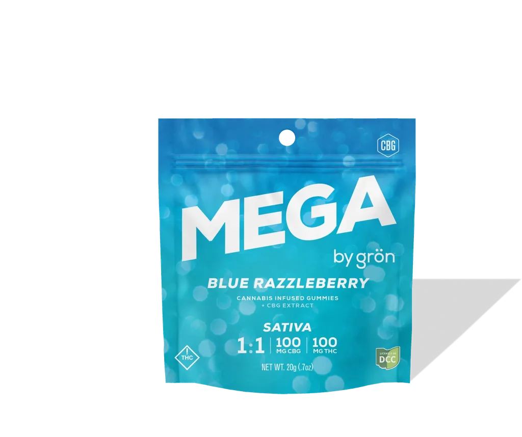 Mega Blue Razzleberrygro Gron