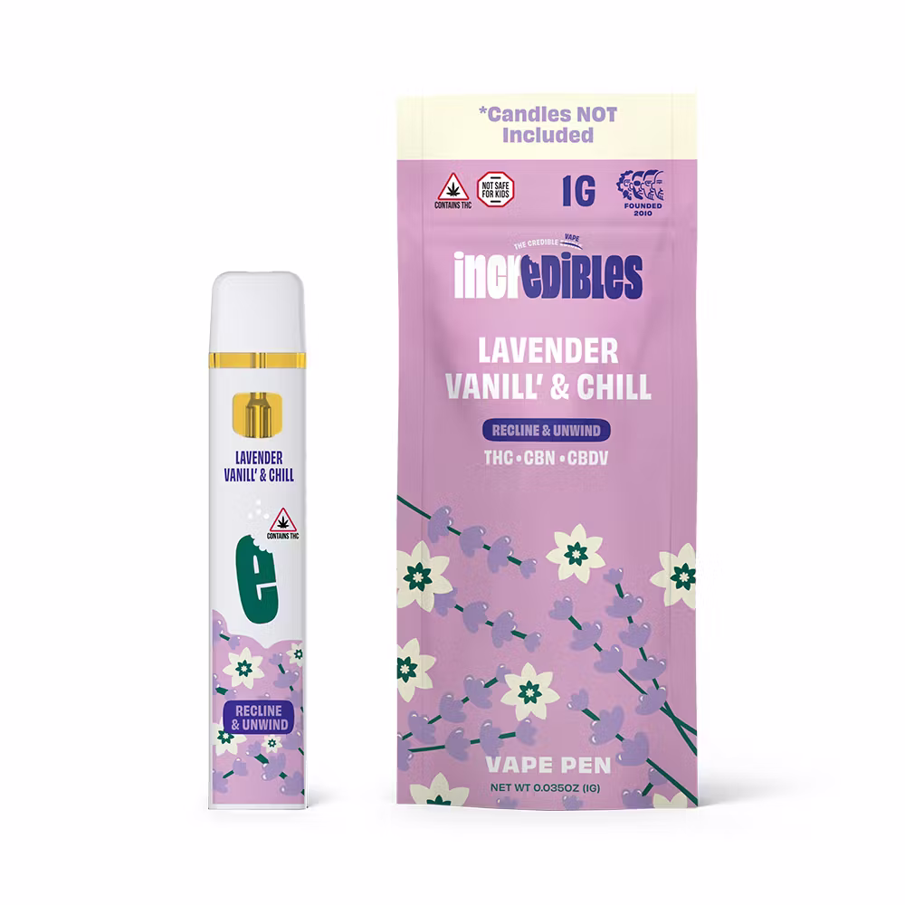 Lavender Vanilla | 14THC:1CBDV:1CBN Incredibles