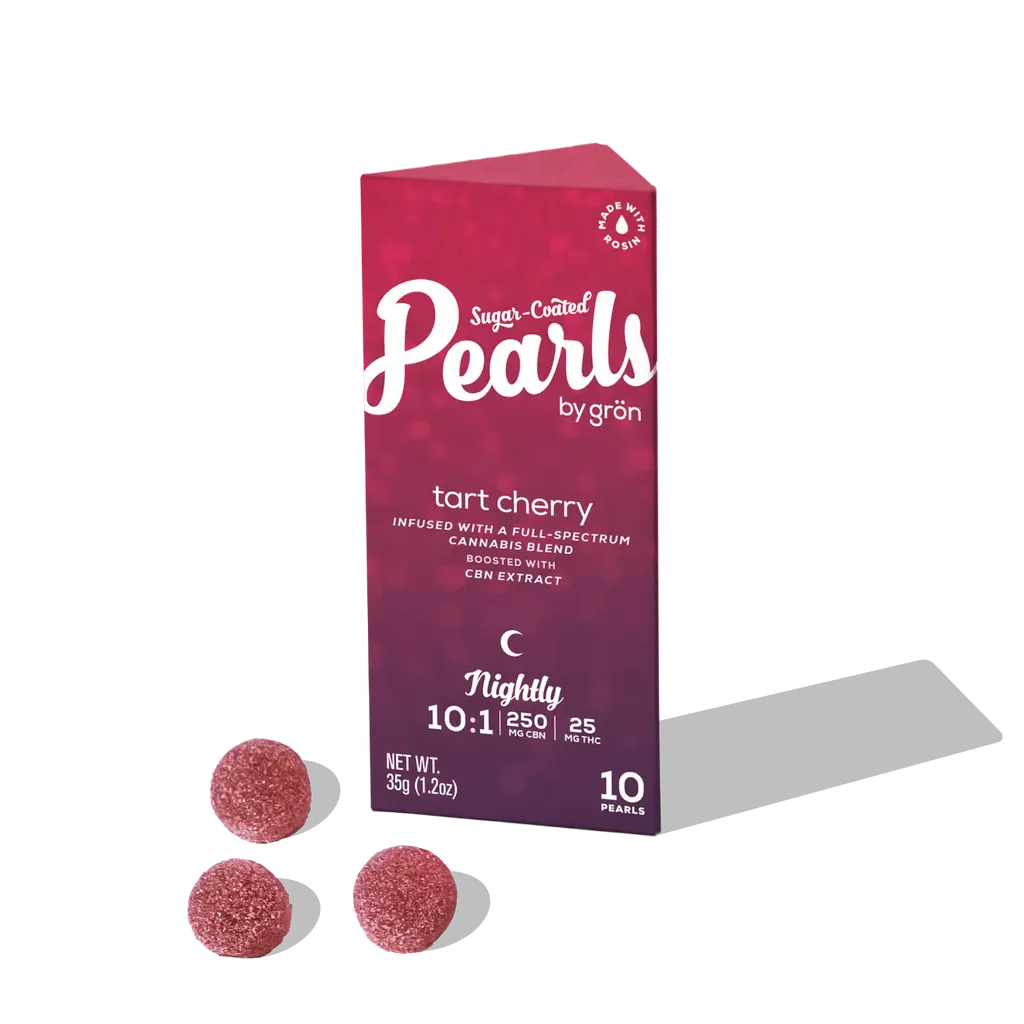 Tart Cherry Pearls Nightly Grön