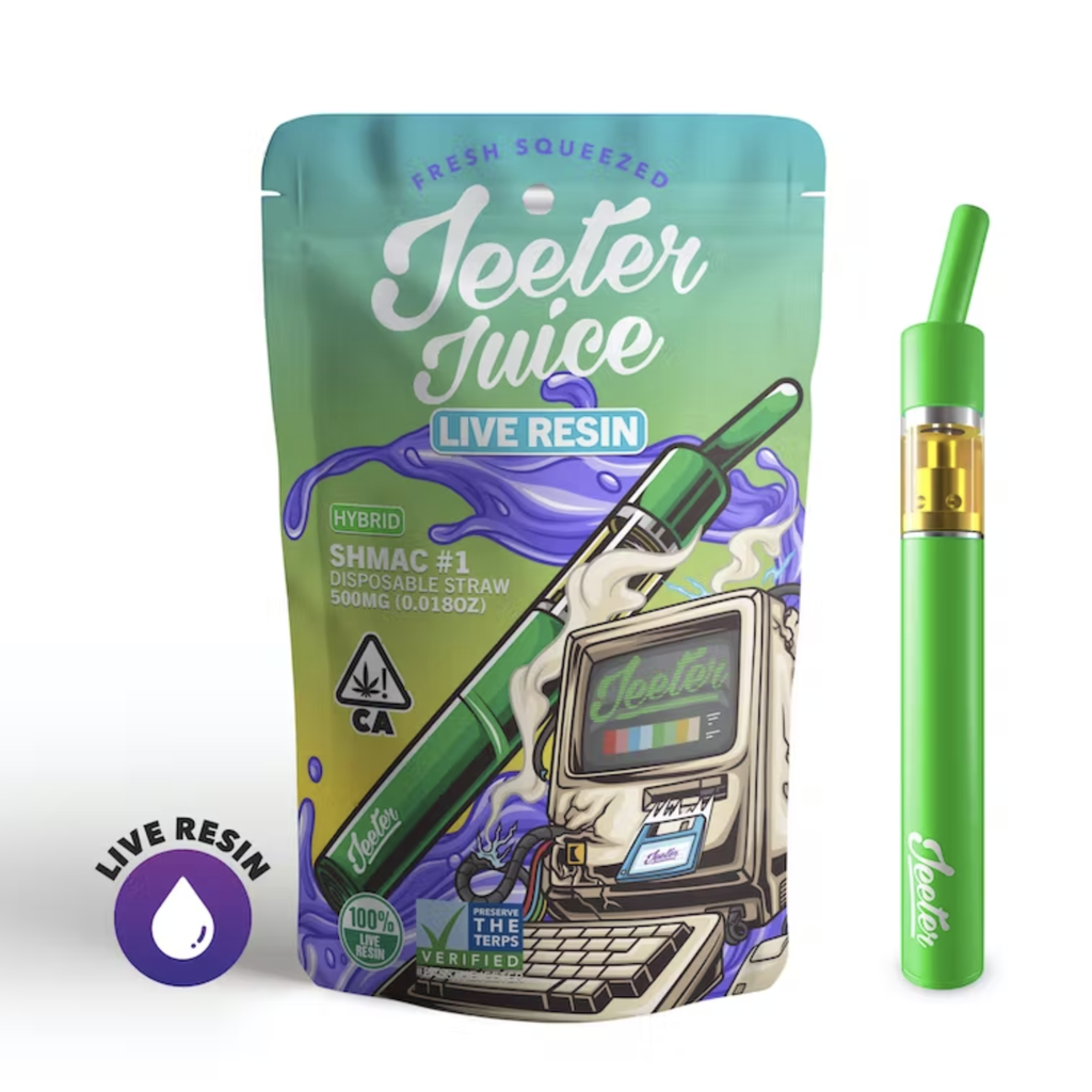 Shmac #1 Jeeter Juice Lr Disp Straw: 500Mg