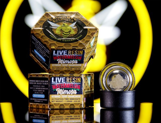 ~ Watermelon Mimosa ~ Live Resin Terp Badder Cannabee Extracts