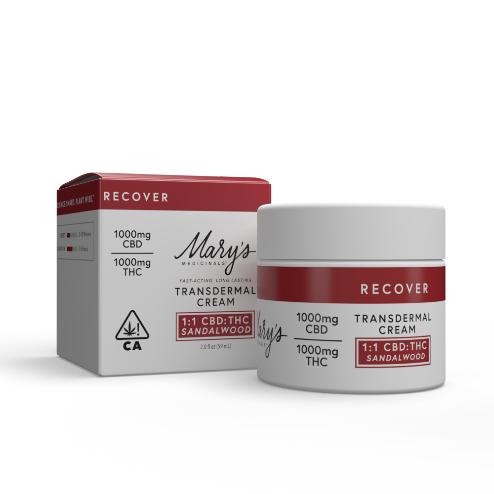 ~ Sandalwood Recover ~ 1:1 Cbd:Thc Marys Medicinals