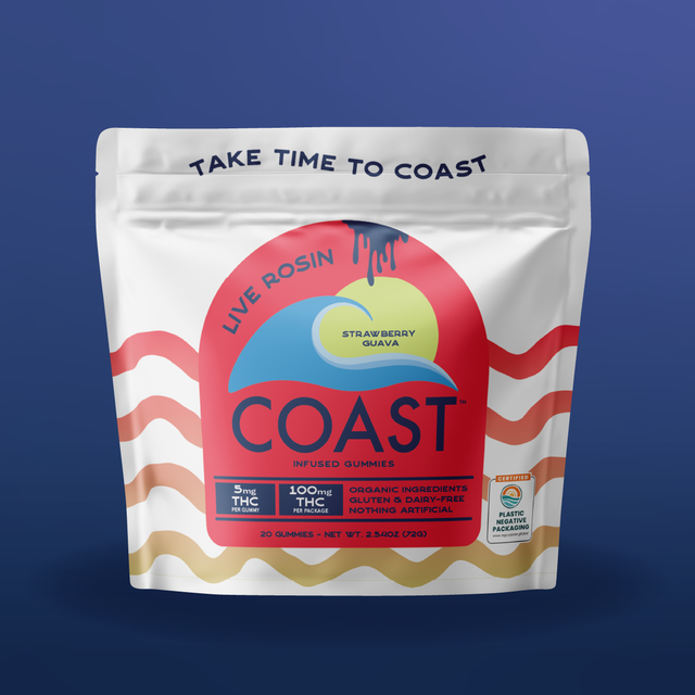Live Rosin I Strawberry Guava Gummies Coast Cannabis Co™