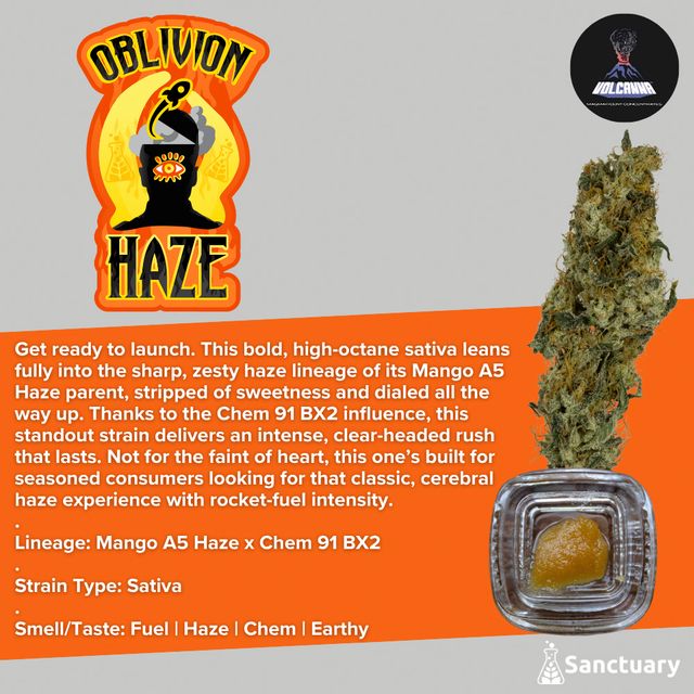 Oblivion Haze - Cured Resin Volcanna