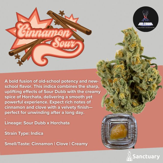 Cinnamon Sour - Cured Resin Volcanna