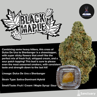 Black Maple - Cured Resin Volcanna