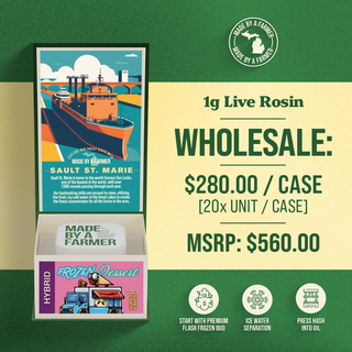 Frozen Dessert Hash Rosin Made By A Farmer