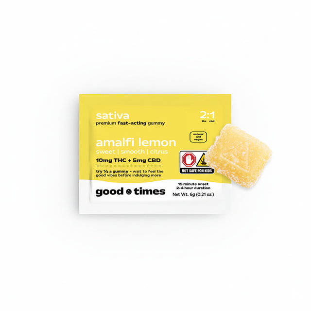 Amalfi Lemon 2:1 THC:CBD good times