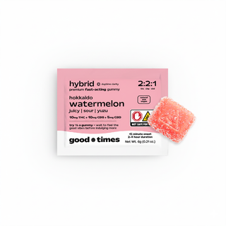 Hokkaido Watermelon 2:2:1 THC:CBG:CBD Trial Size good times