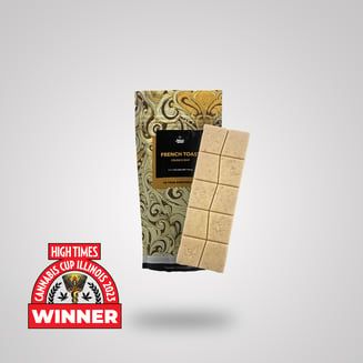 French Toast White Chocolate Crunch Bar THC:CBD:CB Nature's Grace and Wellness