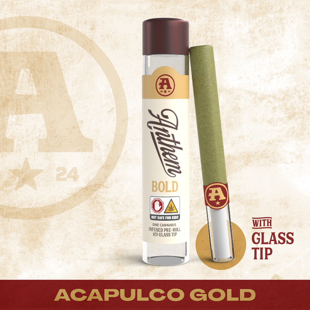 Acapulco Gold- BOLD -Glass Tip Anthem