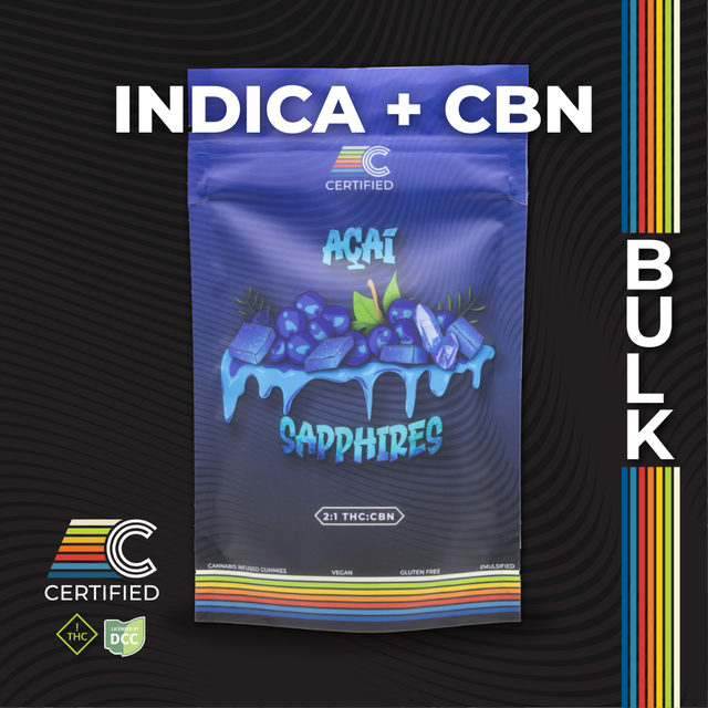 Acai Sapphires 2:1 THC:CBN Certified Cultivators