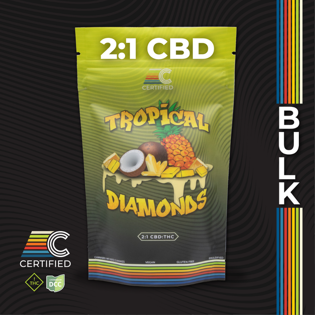 Tropical Diamonds 1:2 THC:CBD Certified Cultivators