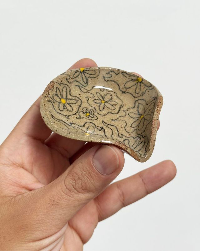 Burning Flowers Pattern Minano Ceramics