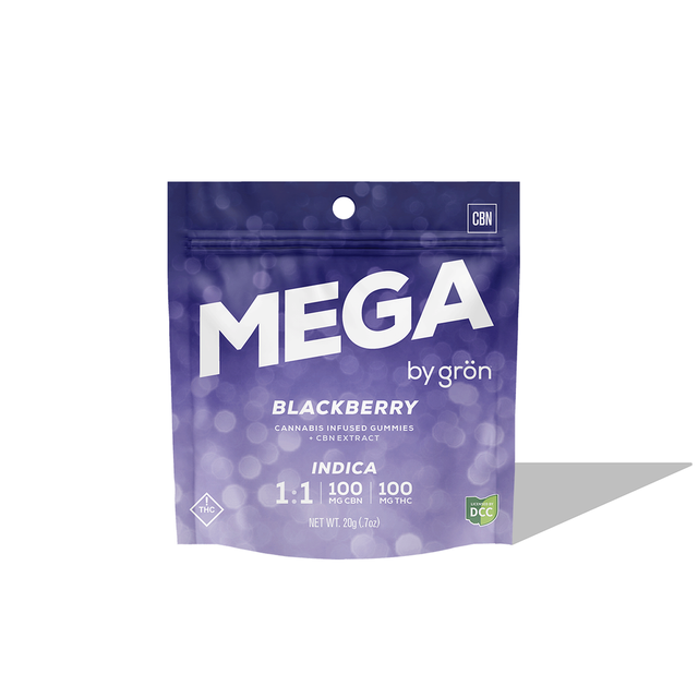 Blackberry 1:1 CBN:THC Gron