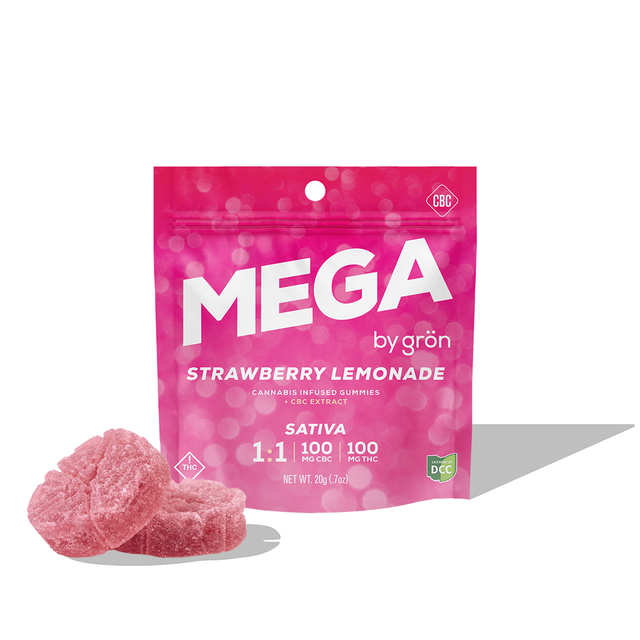 Strawberry Lemonade 1:1 CBC:THC Gron