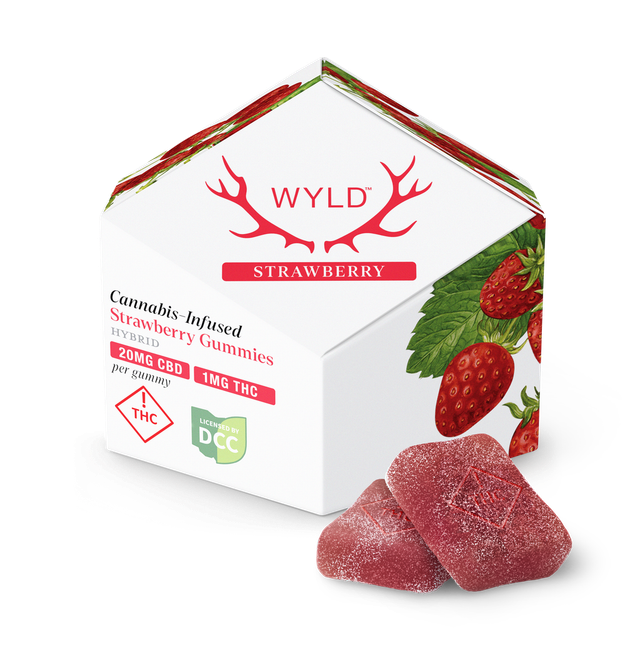 Strawberry 20:1 CBD:THC Wyld