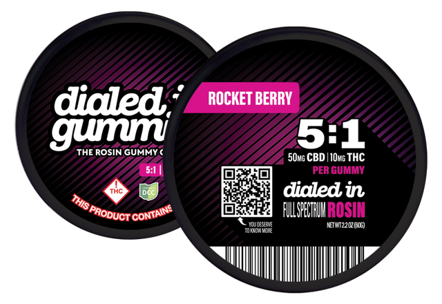 Rocket Berry 5:1 CBD to THC Dialed In