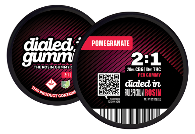Pomegranate 1:2 THC:CBG Dialed In