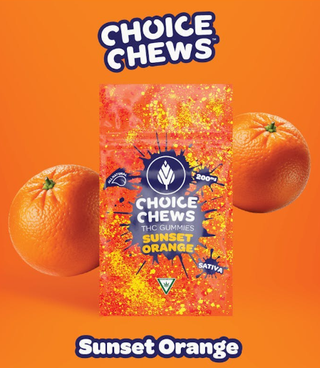 Choice Chews - Sunset Orange (S)  Glorious Cannabis