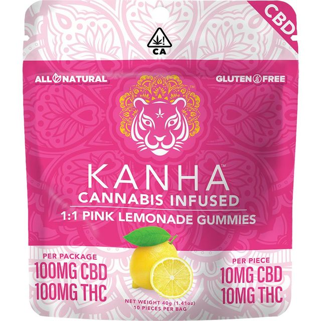 1:1 CBD:THC Pink Lemonade Kanha