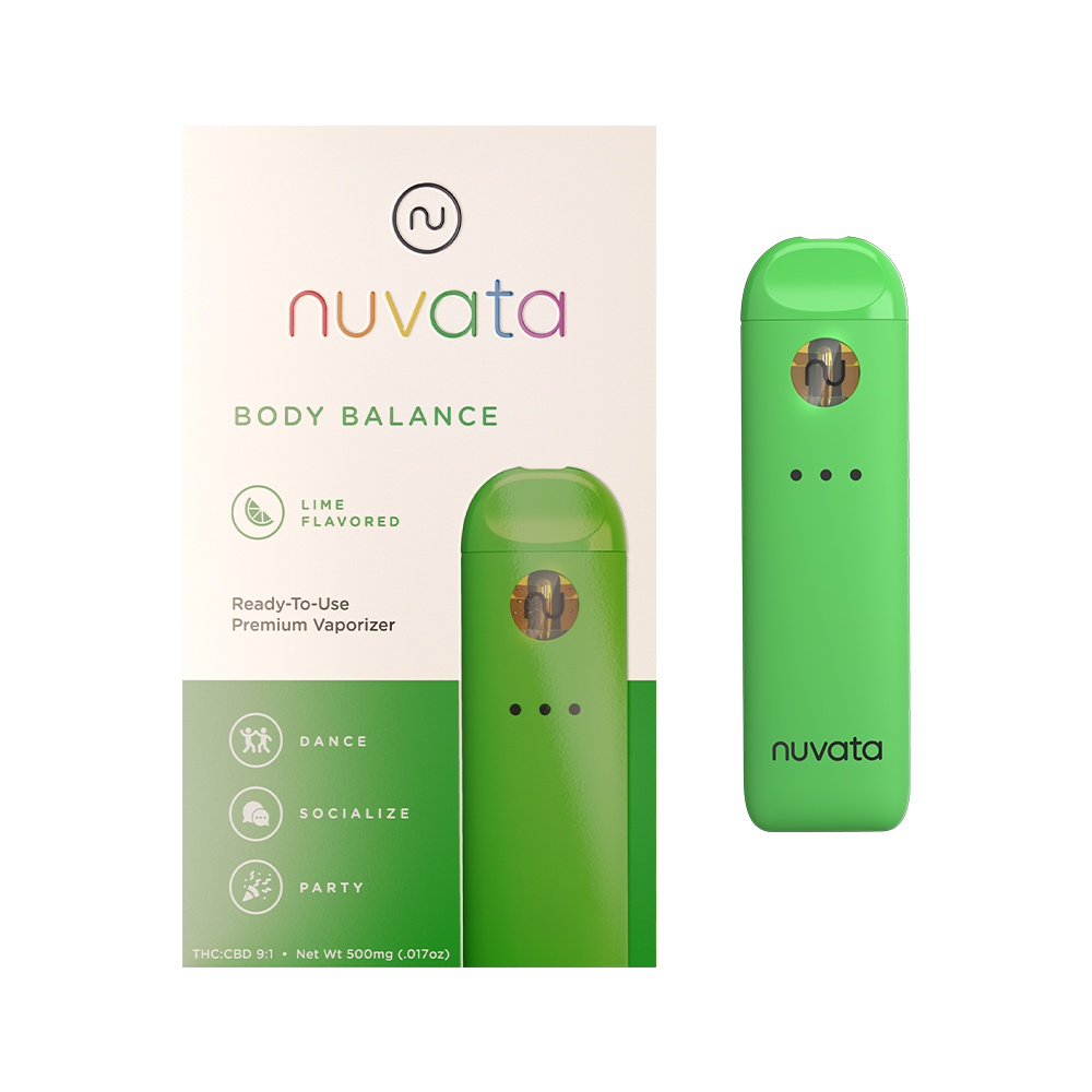 Body Balance Lime (9:1 THC:CBD) Nuvata