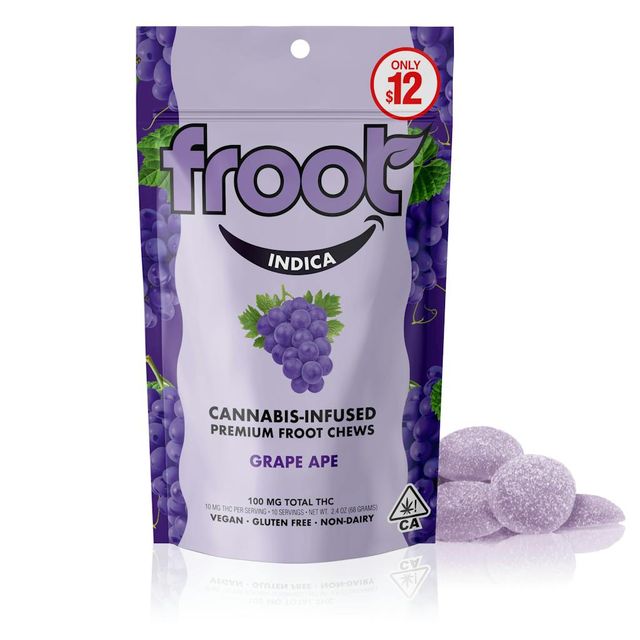 Froot Grape Ape 100mg Gummy Froot