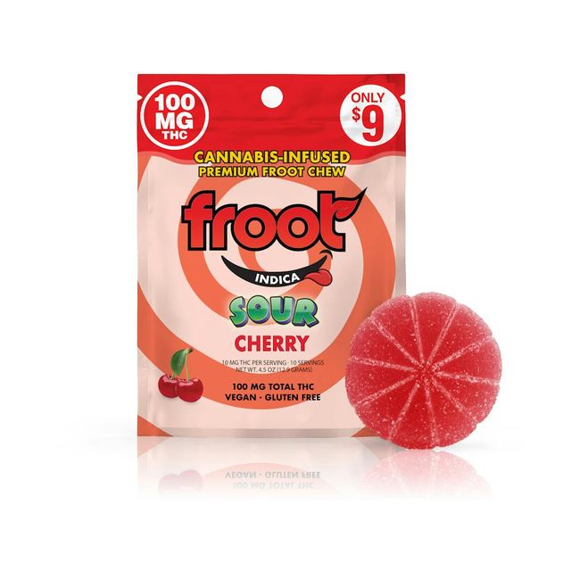 Froot Sour Cherry 100mg Gummy Froot