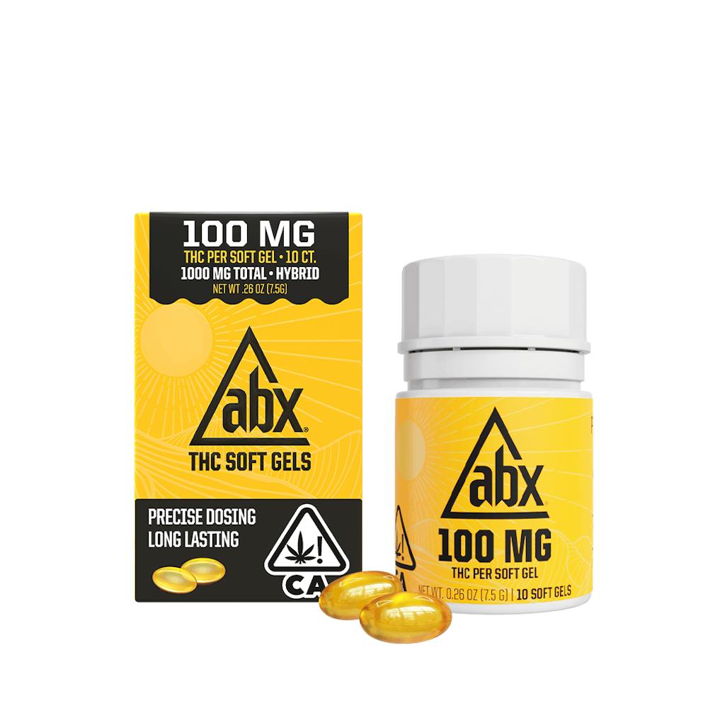 ABX — Soft Gels 100mg THC 10ct - 100mg