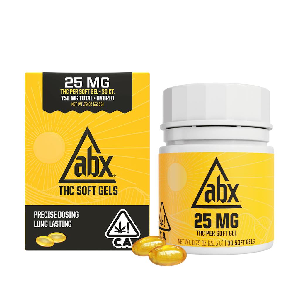 ABX — Soft Gels 25mg THC 30ct - 30ct - 25mg