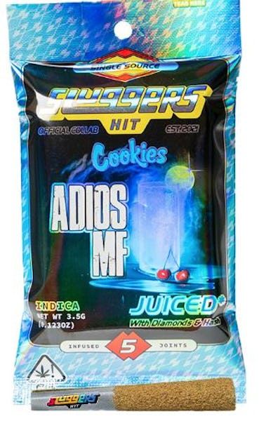 Inf. Preroll - 0.7g 5pk - Adios MF Sluggers