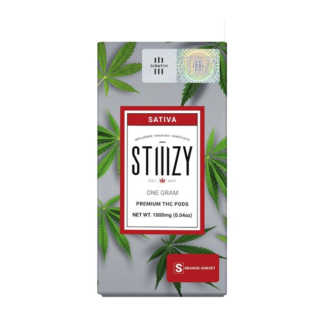 Vape Cartridge - ORANGE SUNSET 1G Original THC Pod STIIIZY
