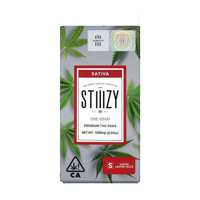 Vape Cartridge - SUPER LEMON HAZE 1G Original THC  STIIIZY