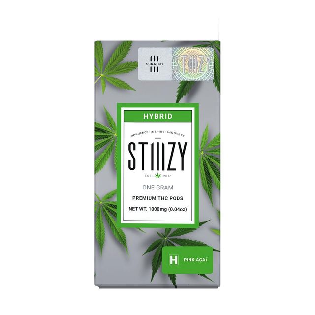 Vape Cartridge - PINK ACAI 1G Original THC Pod - S STIIIZY