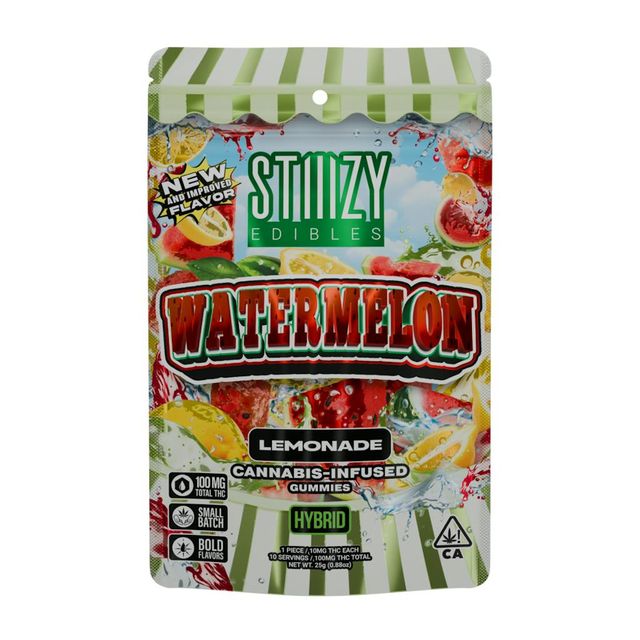 Gummy-Mylar-Watermelon Lemonade-100mg STIIIZY